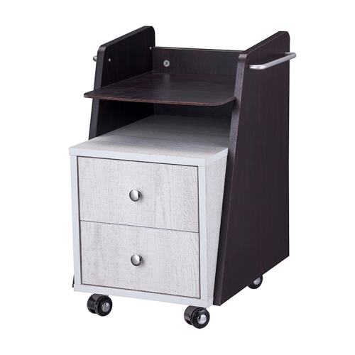 Salon Wood Cosmetology Rolling Cart