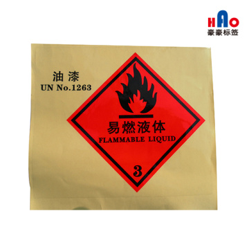 General professional chemical label