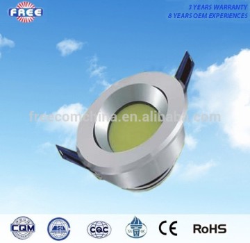 3w LED ceiling light spare parts aluminum alloy round hot sale,used for shopping mall,supermarket,hotel,high-grade household