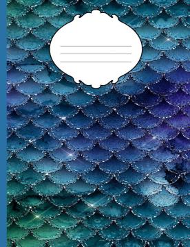 MERMAID GLITTER NOTEBOOK -0