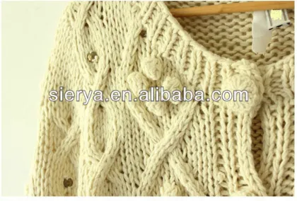 lady's thick winter fashion sweater