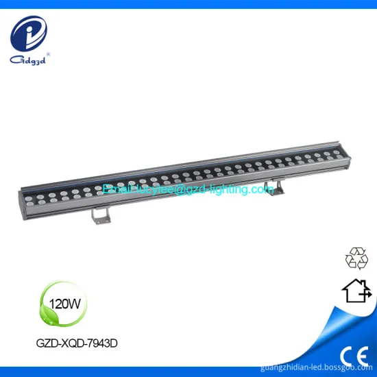 Linear rigid aluminum outdoor wall washer