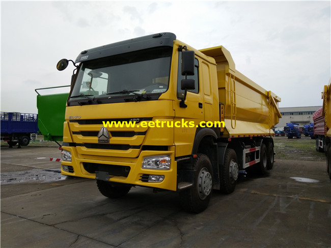 25 Ton 8x4 Sealed Garbage Dump Trucks