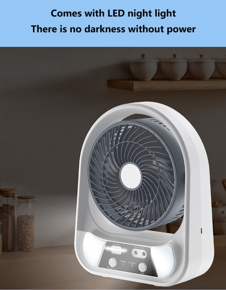 solar electric fan