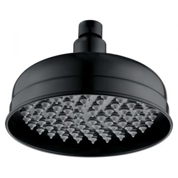 Matt black rail shower head