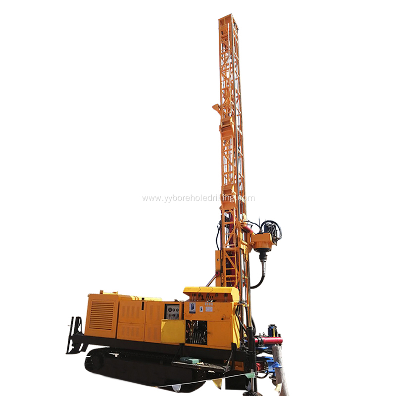 Hydraulic water well reverse circulation drilling rig