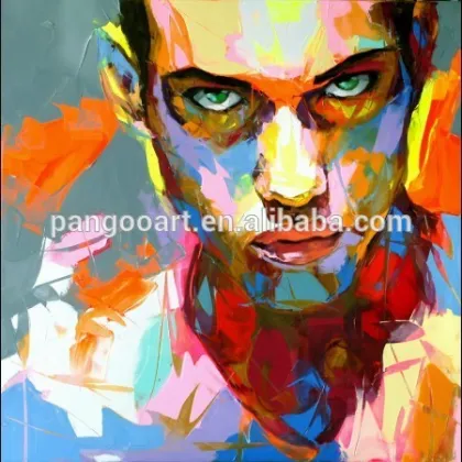 2015pop abstract Portrait Oil paintings