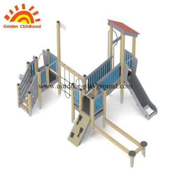 HPL wooden Multi-functional outdoor playground