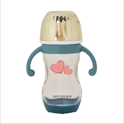 Electroplated baby bottle 240ml milk bottle OEM