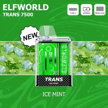 Elfworld Trans 7500パフ使い捨て蒸気装置デバイス