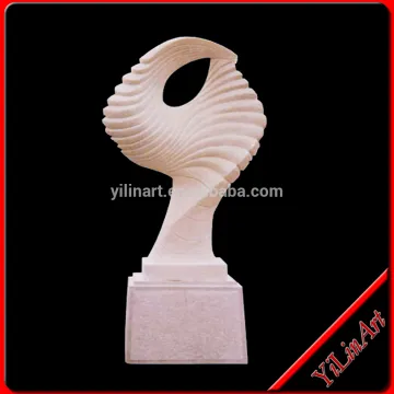 Pink Marble Peacock Statue Birds Statue (YL-C085)