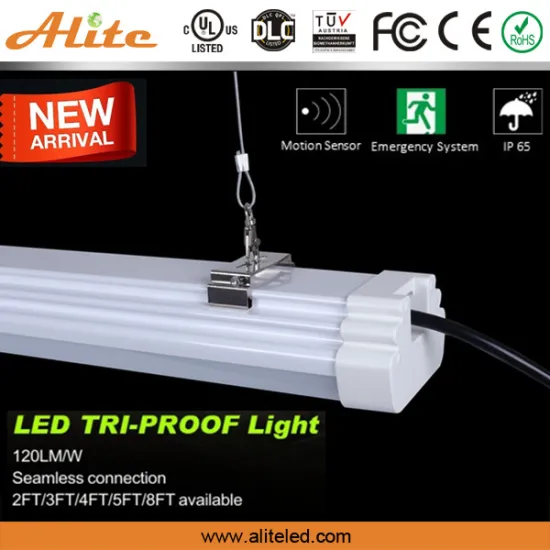 5 years warranty led linear vapor light 4ft waterproof ip65 led tube
