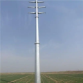 Hot Dip Galvanized Electricity Transmission Steel Pole