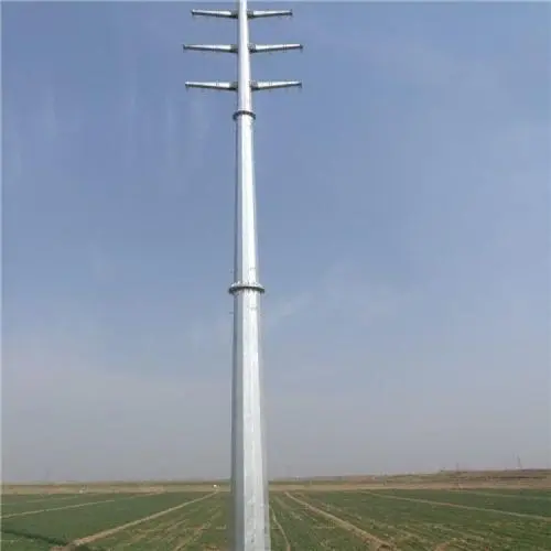 China Hot Dip Galvanized Electricity Transmission Steel Pole Supplier