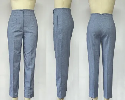 PANTS WITH A HIGH WAIST