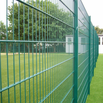 galvanized powder coated 8/6/8 double wire mesh fence