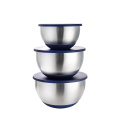 Bowl Mixing Mixing Mixing Stainless Steel Set Slip Non-Slip