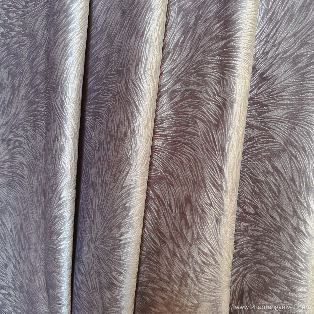 Fox Foiling Holland Velvet Fabric