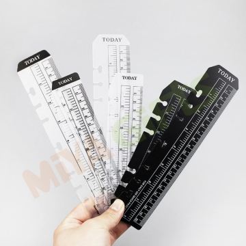 Custom Pink Foiling Bookmark Ruler for Planner and Notebook