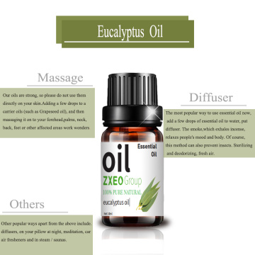 100% Pure eucalyptus essential oil Relax Aromatherapy