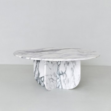 Arabescato Marble Coffee Table Living Room