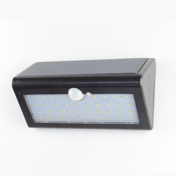 Factory Wholesale Solar LED Garden Wall Light with Motion Sensor
