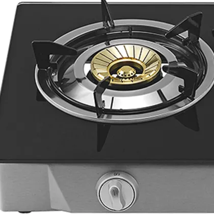 Black Tempered Glass Cooker Appliance Gas Stove 3 Burner Indoor Desktop Gas Stove