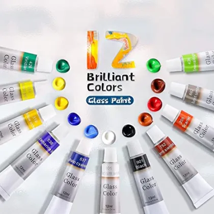 Classic Colors Washable Poster Paints Set with Artist Brushes - CU5101