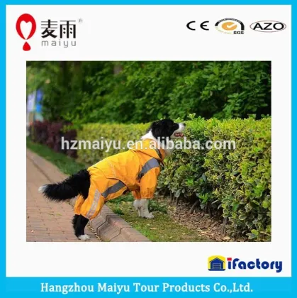 waterproof rainproof dog rain wear