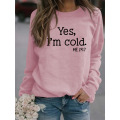 Sweatshirt Women's Letter Funny Sweatshirt