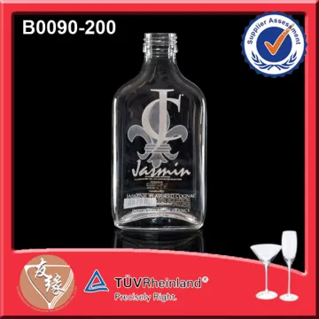 Screw Top 200ML Glass Soda Bottle Liquor Bottles 200ML