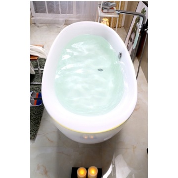Bañera portátil de acrílico pequeña Whirlpool para adultos