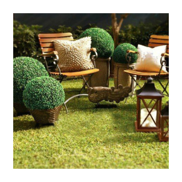 Linwoo 2 PCS كرات بوكس ​​خشبية الاصطناعية للديكور في الهواء الطلق