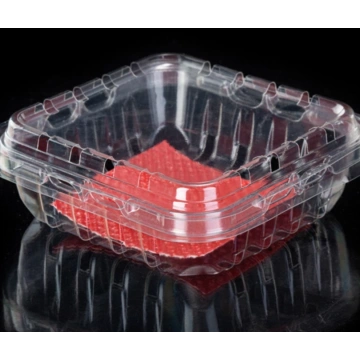 Caja de Plástico 10 kg para Transporte de Frutas