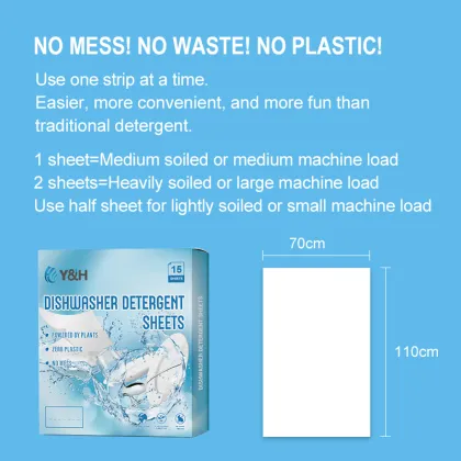 Water Soluble Dishwasher Detergent Sheet