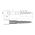 Piles d'ancrage à vis au sol pour poteau de clôture
