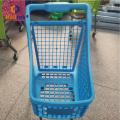 Supermarkt Blue European Shopping Children Trolley