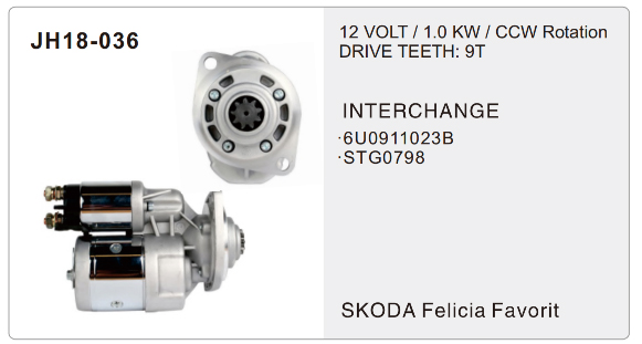 Lada car starter-JH18-036-X