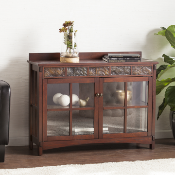 Wine storage cabinet retro multifunctional storage cabinet
