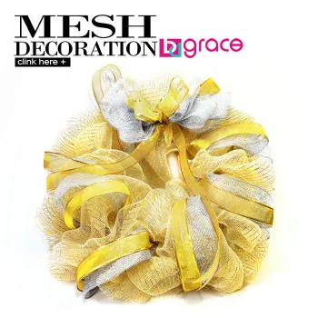 colorful high quality Christmas Decorative mesh Wreath