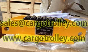 Roller skids details with parameters