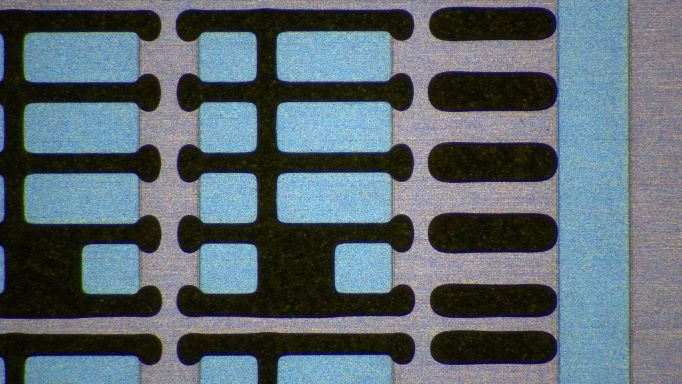 Quadratic Element Measure Chemical Etching IC Lead Frame