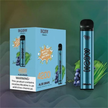 البيع الساخن HCOW IMESH 4200PUFFS القابل للتصرف قلم VAPE