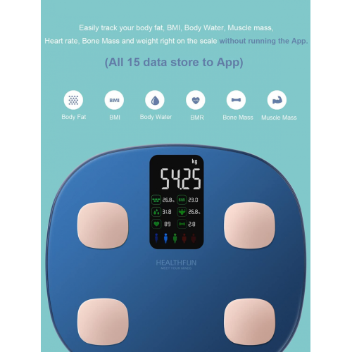 VA Screen Smart Scale Auto-Recognition 15 Body Data