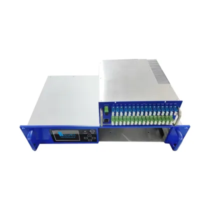Popular 32 Port 1550nm Erbium-Doped Optical Amplifier with Lumentum Pump Laser - Rear Power Supply