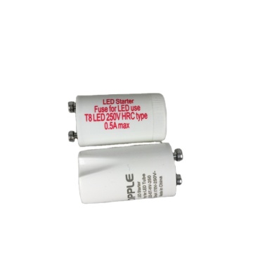 High Quality 220-240V LED Tube Starters with Fuse - 0.5/1/2/2.5A