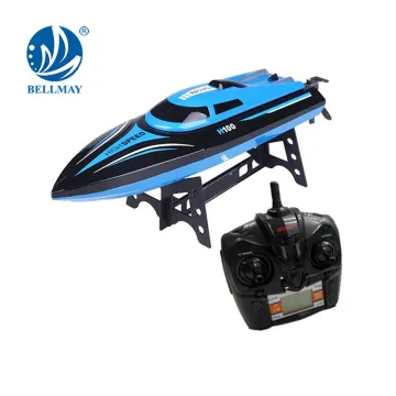 2.4 GHz 4 Channel 180 Degree Flipping RC Yacht High Speed Up to 20KM per Hour with Switchable Left & Right Hand Throttle RC Boat