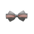 Double Fold ribbon Bow with contrast color