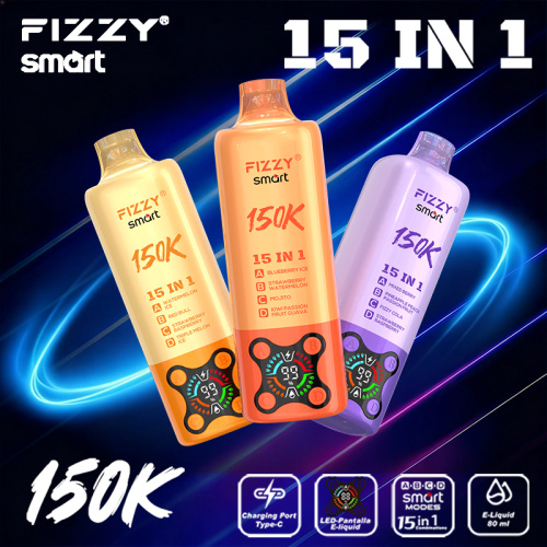 Fizzy 150k พัฟ 15in1 vape ขายส่ง