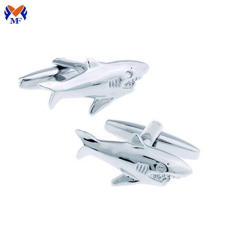 Metal Plane Cufflink